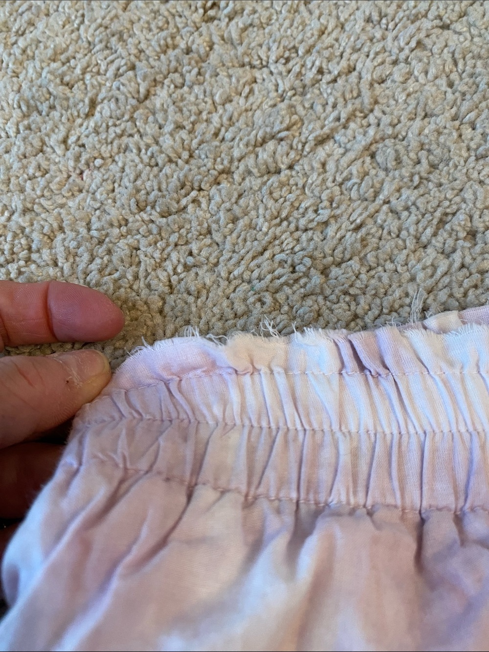 LoveShackFancy Lavender Ruffle Mini Skirt - Picture 4 of 5
